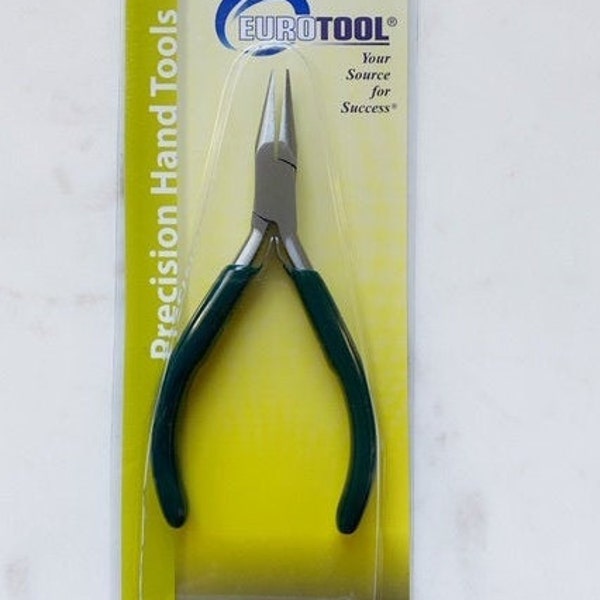 Green Handle Flat Nose Chain Nose Plier Precision Hand Tools Euro Tool Professional Quality Jewelry Making Tool Supply