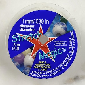 Stretch magic bead and jewelry cord 1mm 5 meter clear stretch cord jewelry tools and supplies