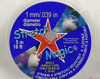 Stretch magic bead and jewelry cord 1mm 5 meter clear stretch cord jewelry tools and supplies