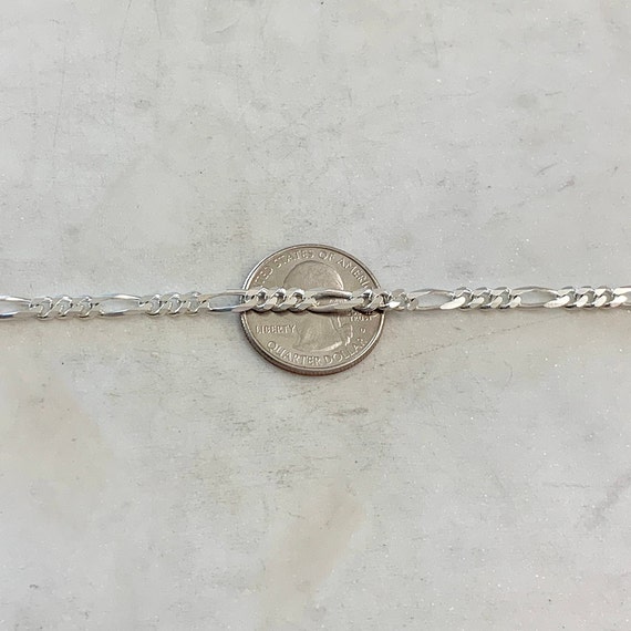Giovanni Frangi Collana O Bracciale Catena Maglia Figaro In Argento Sterling 925 - Lunghezza 6-30", Spessore 2,5-15mm Gioielli Argento 925 Uomo Donna - Foto 9