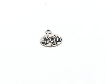 Whimsical Sterling Silver Dream Inspirational Word Charm Pendant