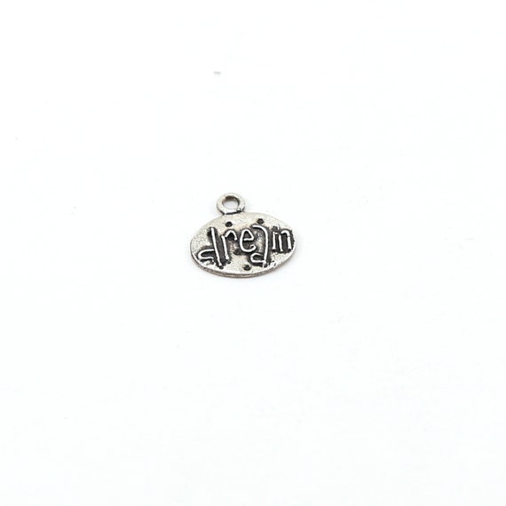 Whimsical Sterling Silver Dream Inspirational Word Charm Pendant