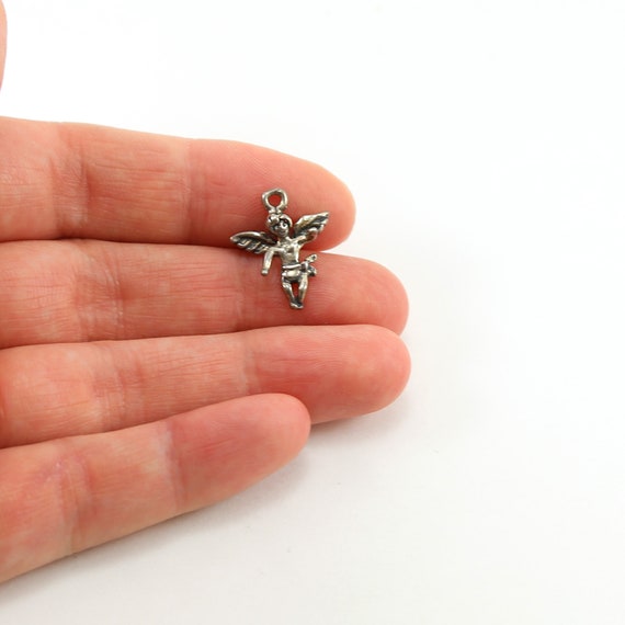 Best Friends Oxidized Breakaway Charm Pendant Sterling Silver Best Friends Oxidized Breakaway Charm Pendant Sterling Silver