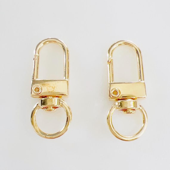 2 Pieces Swivel Clasp Lobster Buckle Swivel Snap Hook Push Gate Jewelry Making Supplies Clasp Findings