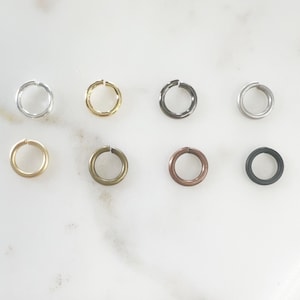 24 Pieces 12mm 13 gauge Base Metal Open Jump Rings Charm Links Jewelry Making Supplies Metal Findings