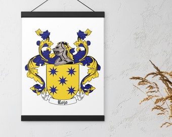 Personalized Coat of Arms Hanging Wall Poster Banner Family Crest Wall Art Decor Home Decor Party Decor Cosplay LARP