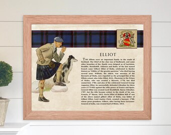 Antique Scottish Coats of Arms. 1906 Print - Duncan - Dundas