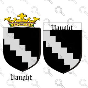 Vaught Family Coat of Arms PNG |  Vaught Family Crest Download Cut File Png Download