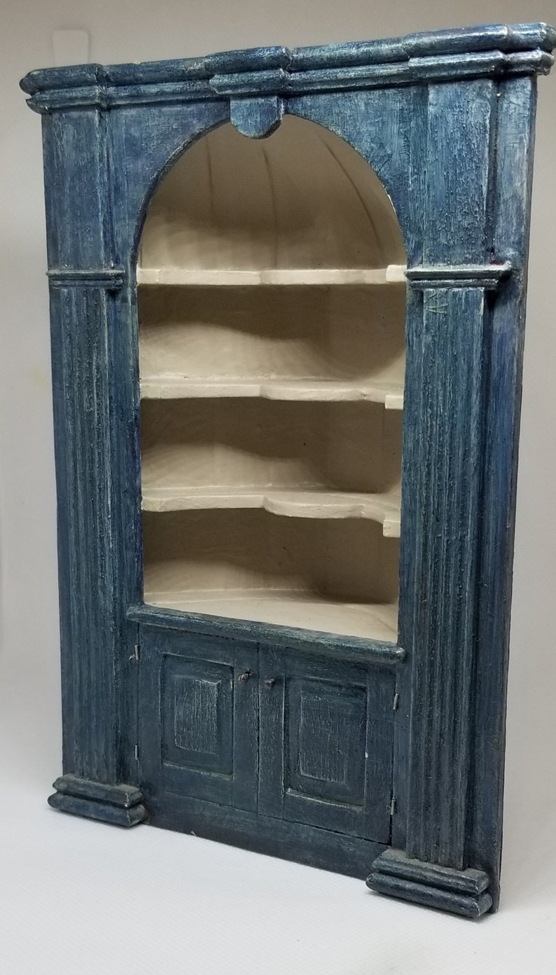 Armario de esquina a escala 1/12 en miniatura | Etsy