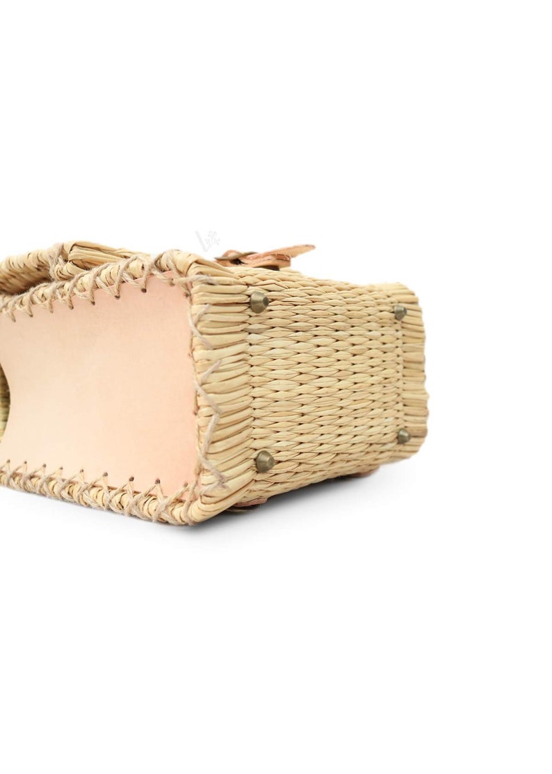 Straw Basket Bag. Wicker Basket. Beach Bag. French Tote Bag. Handwoven