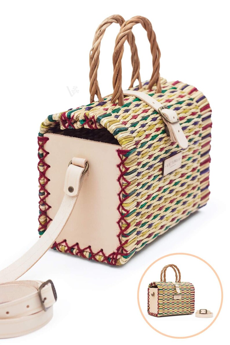 Basket Bag. Straw Bag. Wicker Basket. Beach Bag. French Bag. Handwoven