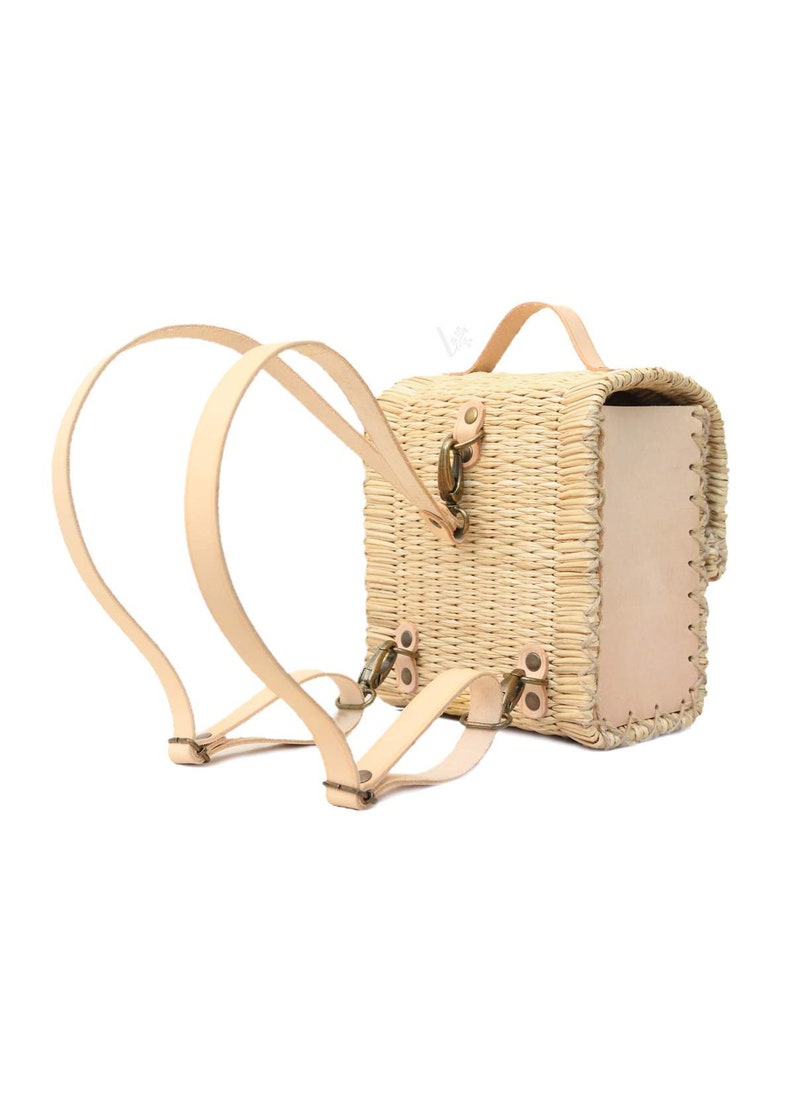 Straw Basket Bag. Wicker Basket. Beach Bag. French Tote Bag. Handwoven