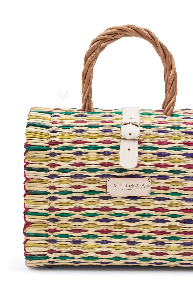 Basket Bag. Straw Bag. Wicker Basket. Beach Bag. French Bag. Handwoven