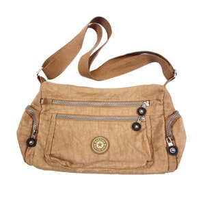 Vintage Kipling Bag Beige Tactical Utility Y2k Crossbody Bag 2000s Shoulder Bag Multi Pocket Zipper Bag Y2k Minimalist Iconic Etsy