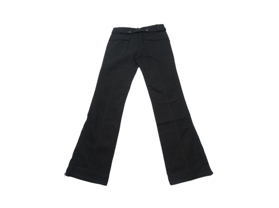 2000s Vintage UTILITY PANTS / Cargo Trousers / Black… - Gem