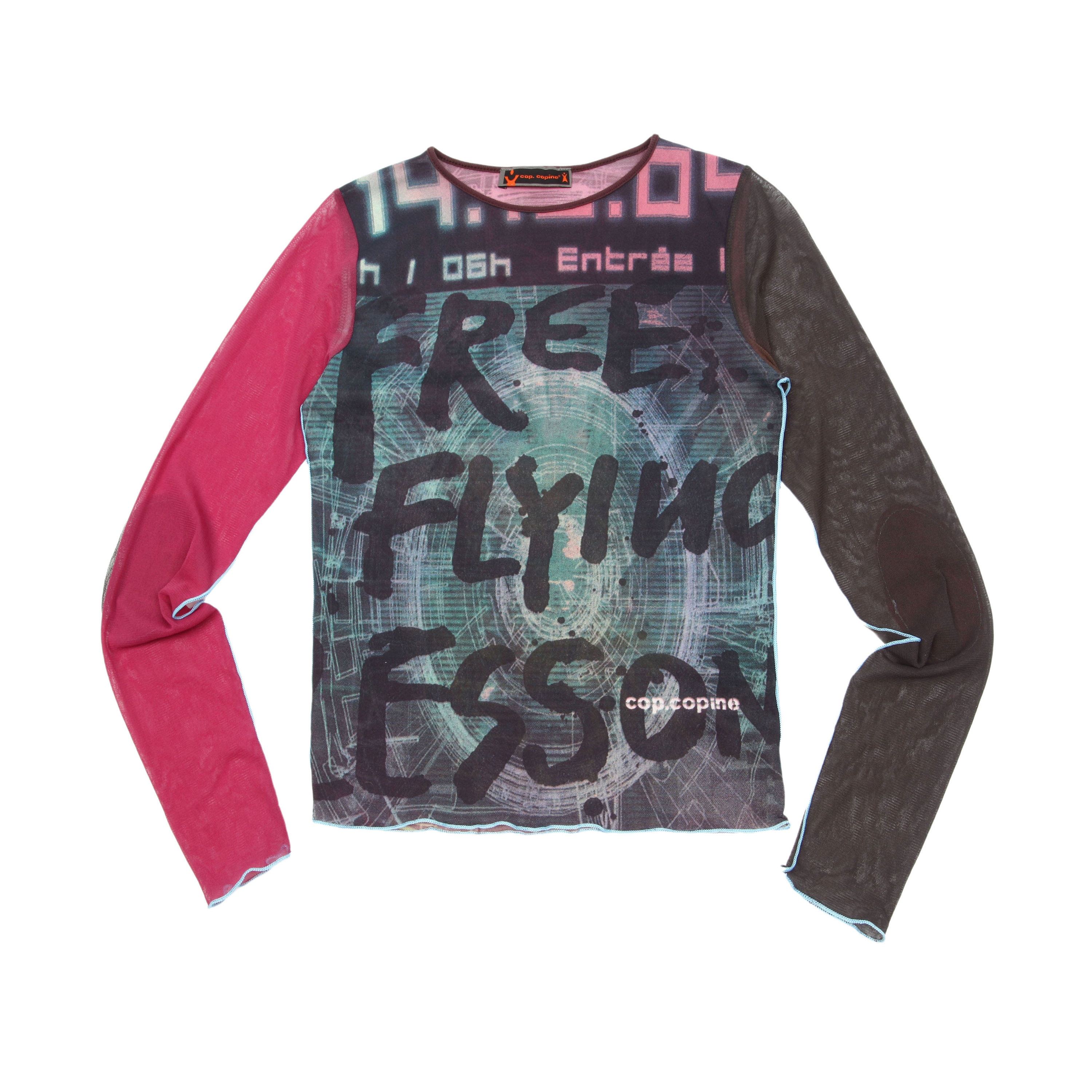 cop. copine アートプリント 長袖トップス cop. copine アートプリント 長袖トップス cop. copine アート