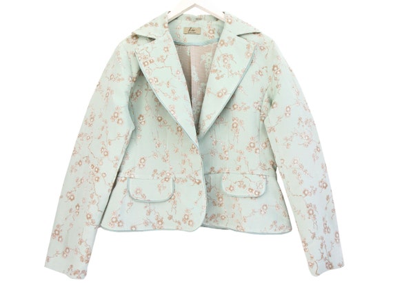 ADORABLE PASTEL colored BLAZER jacket / Light mint