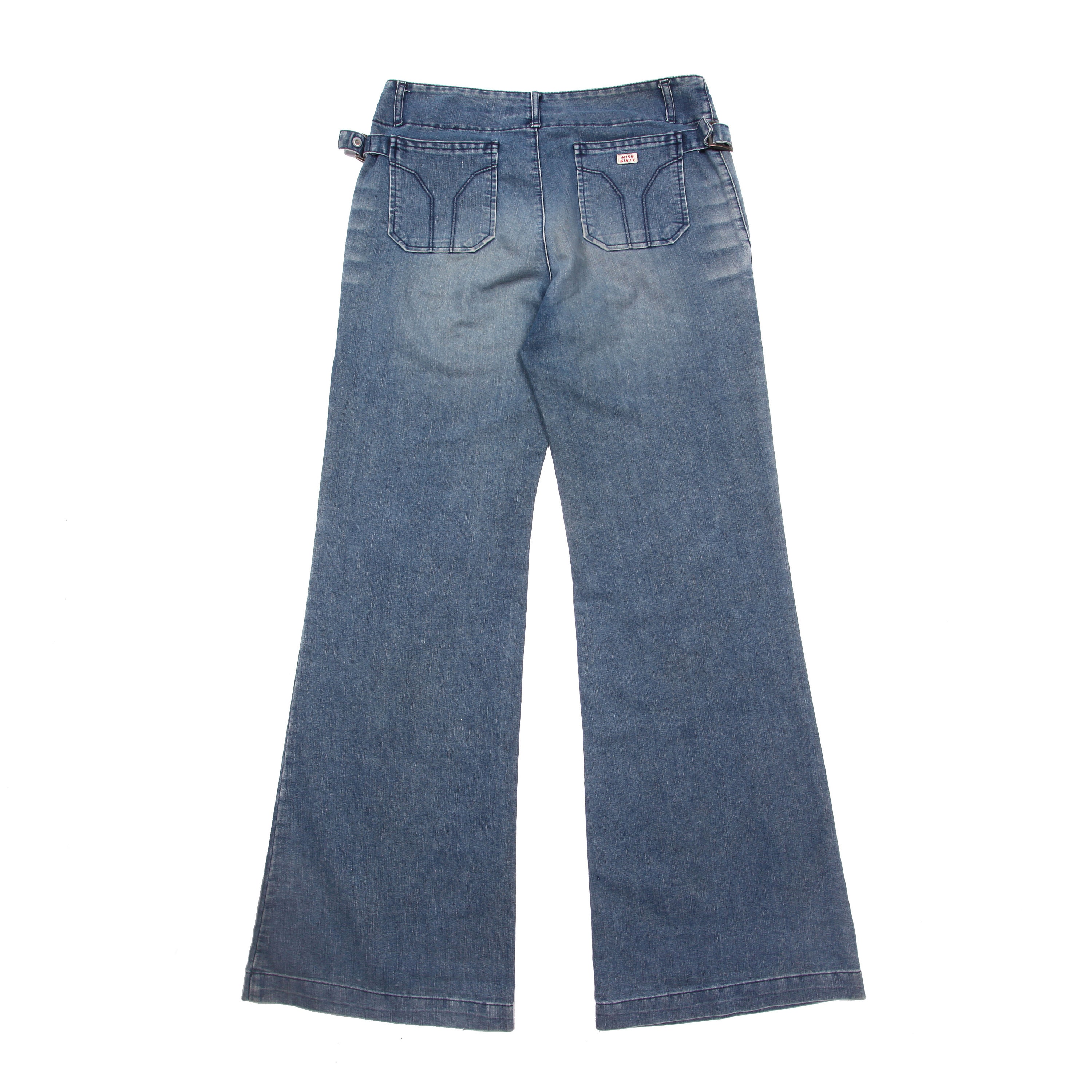 Miss Sixty Wide Leg slimhinda Blue Flared Denim Jeans / 2000s