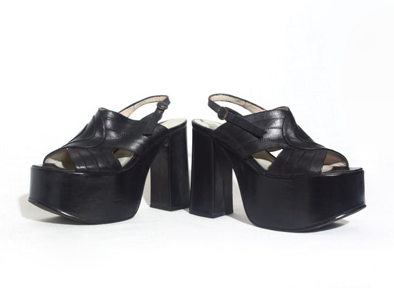 retro platform sandals