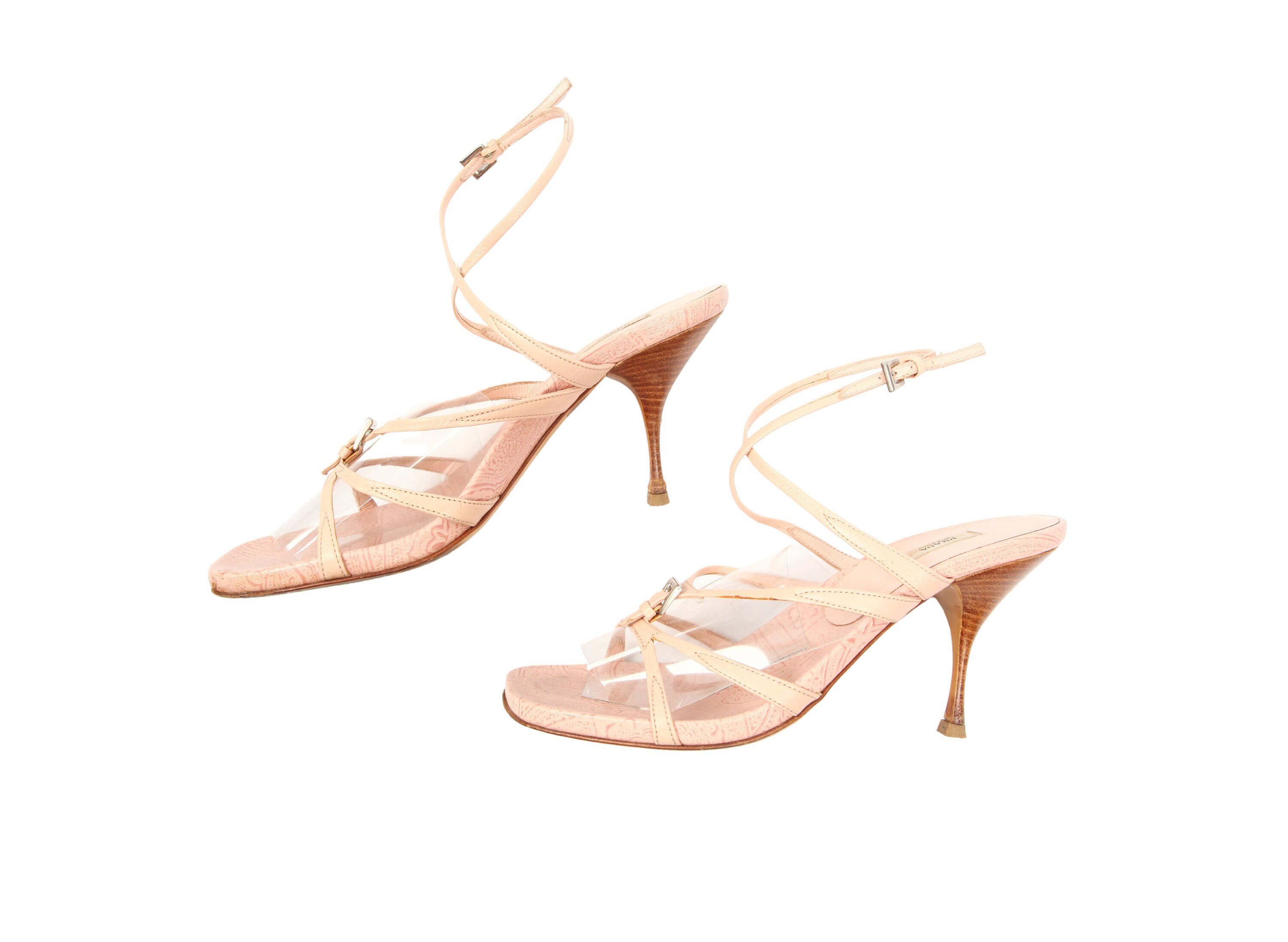 hot pink prada heels