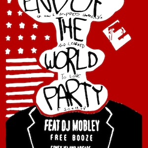 Mr. Robot - End Of The World Party Poster Artwork Download AI/JPEG Hi Res