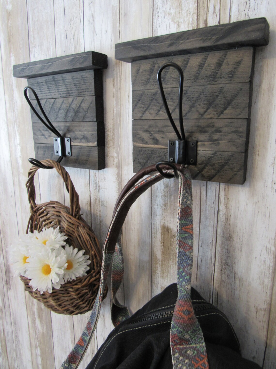 Rustic Coat Rack Wall MountFarmhouse Coat RackFarmhouse Etsy