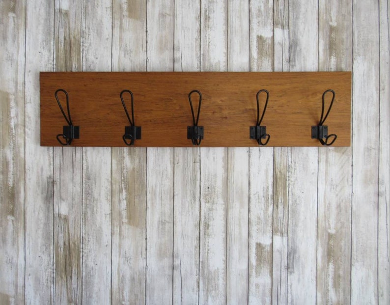 Rustic Coat Rack Wall Mountfarmhouse Coat Rackfarmhouse Etsy