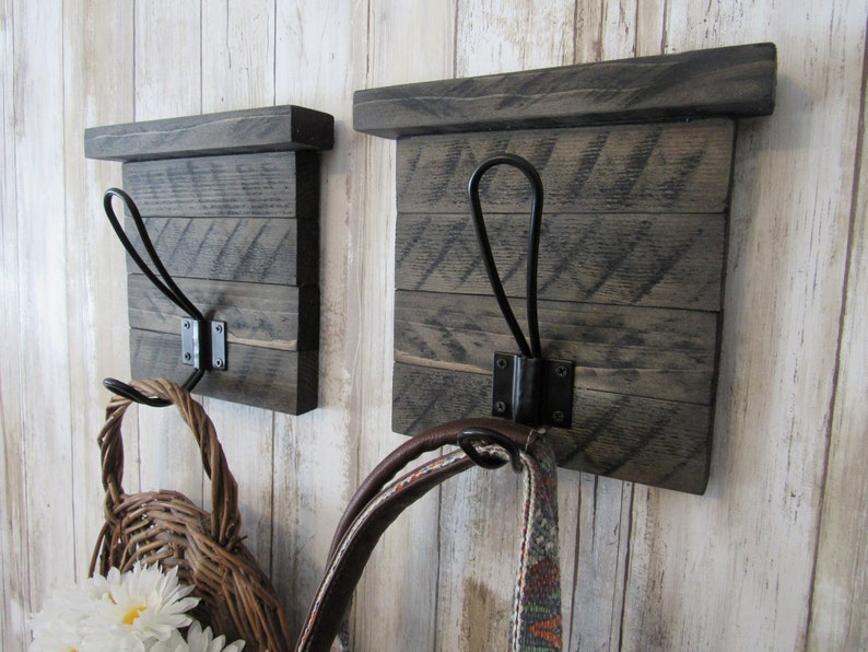 Rustic Coat Rack Wall MountFarmhouse Coat RackFarmhouse Etsy
