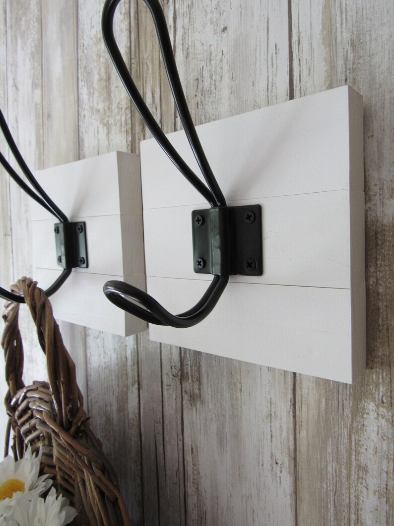 Wood Coat Rackfarmhouse Decorcoat Hook Rackfarmhouse Coat Etsy