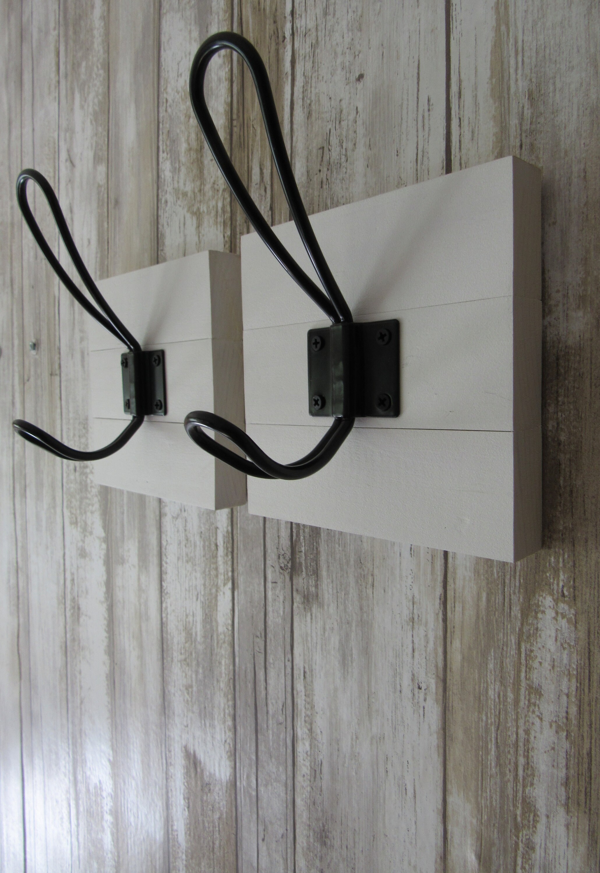 Wood Coat Rackfarmhouse Decorcoat Hook Rackfarmhouse Coat Etsy