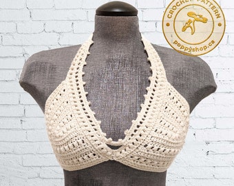 Crochet Bralette Pattern |  Reversible Bralette Pattern