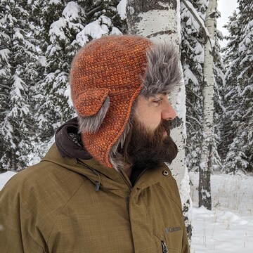 TRAPPER HAT CROCHET Pattern | Trapper Hat | Trapper Hat Pattern | Crochet Trapper Hat | Ear Flap Hat Pattern | Poppy Shop