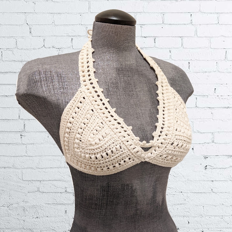 Crochet Bralette Pattern Reversible Bralette Pattern image 2