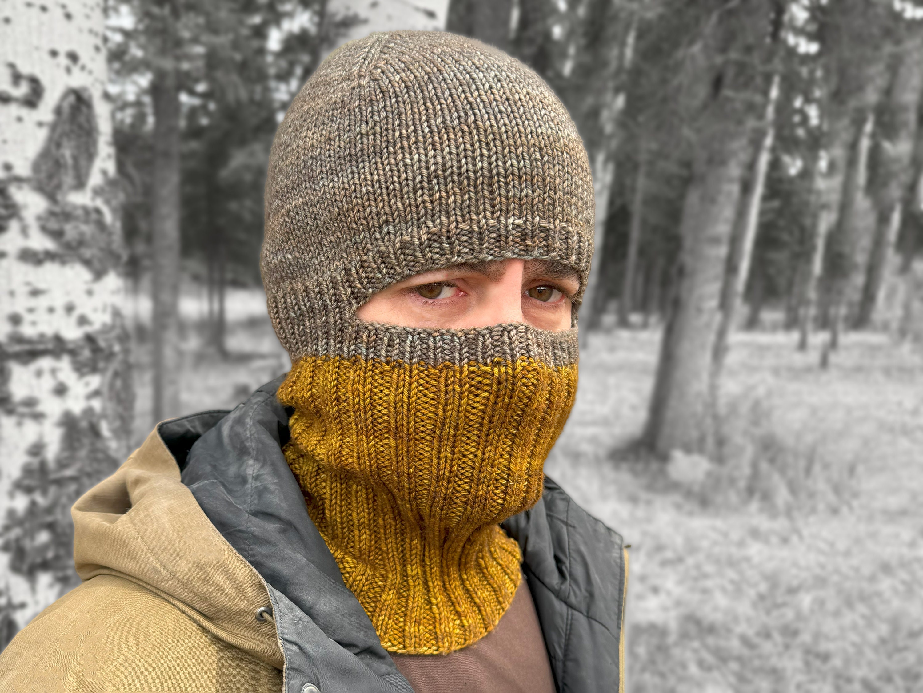 帽子 MacMahon Knitting Mills. Balaclava-Peace MacMahon Knitting Mills. Balaclava-Peace - 帽子