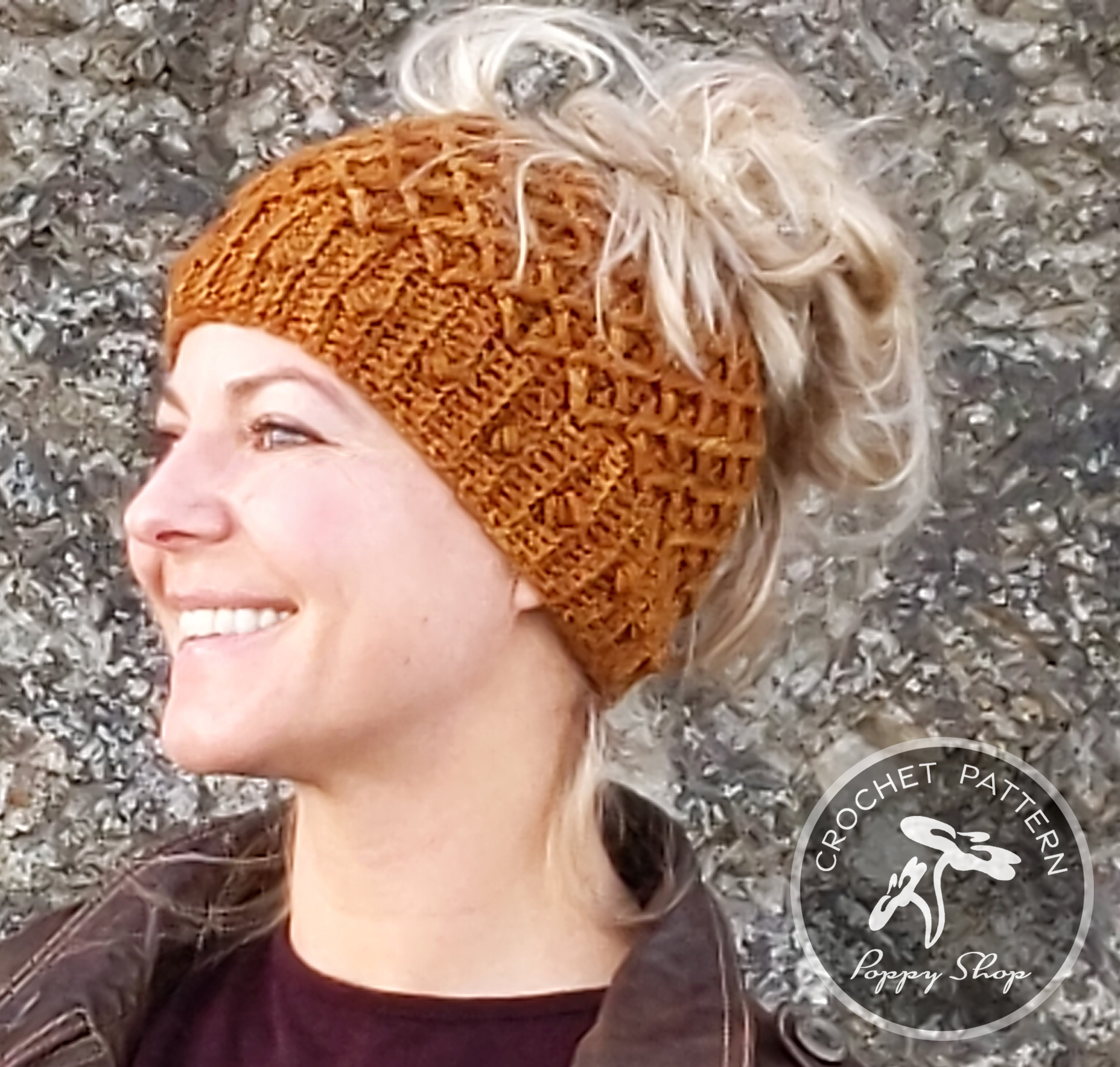 DIAMOND BEANIE PATTERN Crochet Beanie 