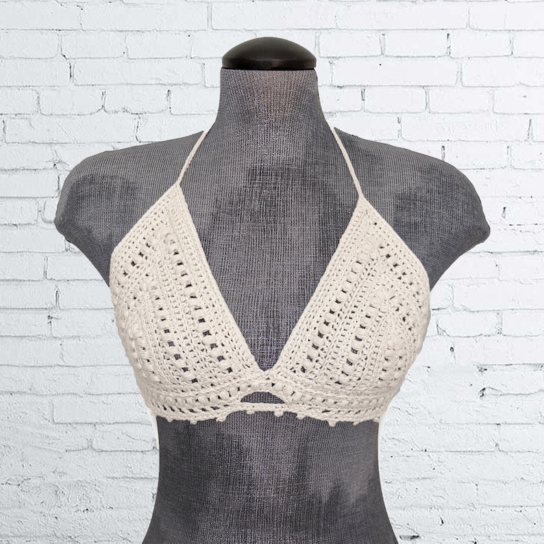 Crochet Bralette Pattern Reversible Bralette Pattern image 4