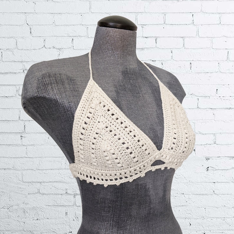 Crochet Bralette Pattern Reversible Bralette Pattern image 3