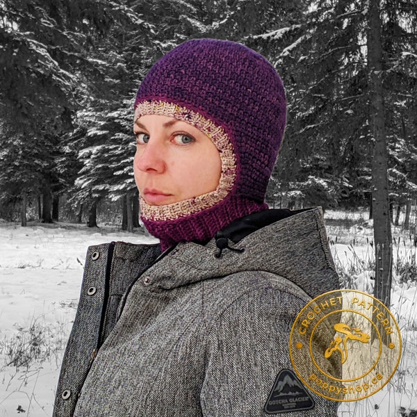 CROCHET BALACLAVA Pattern | balaclava pattern | hat pattern | crochet pattern | crochet pattern pdf | balaclava | Poppy Shop