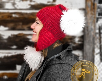 Crochet Earflap Hat Pattern | Crochet Winter Hat