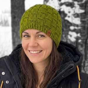 Bamboozle Beanie Knitting Pattern: Ribbed Hat, Adult & Child Sizes (PDF Download)