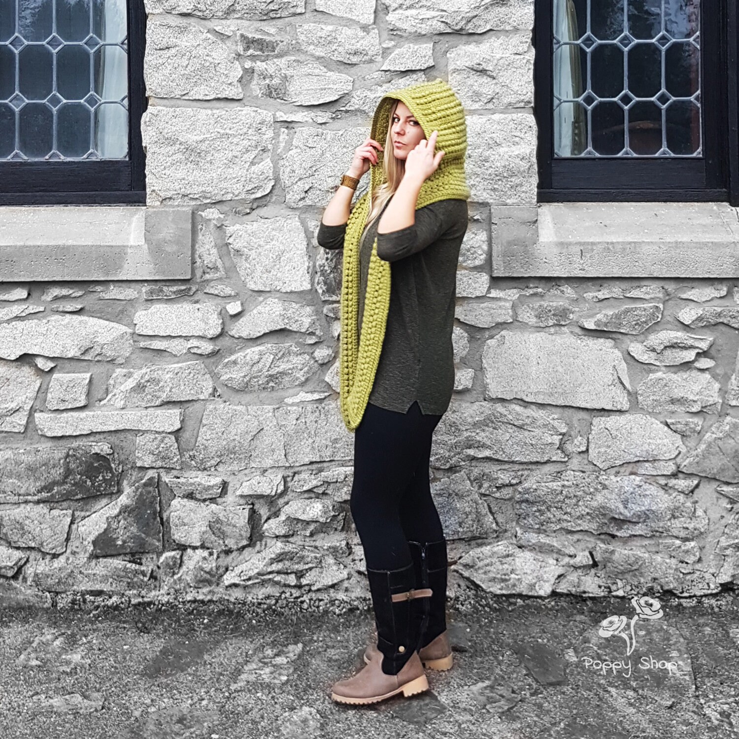 Hooded Scarf Crochet Pattern | Scoodie Pattern - Etsy