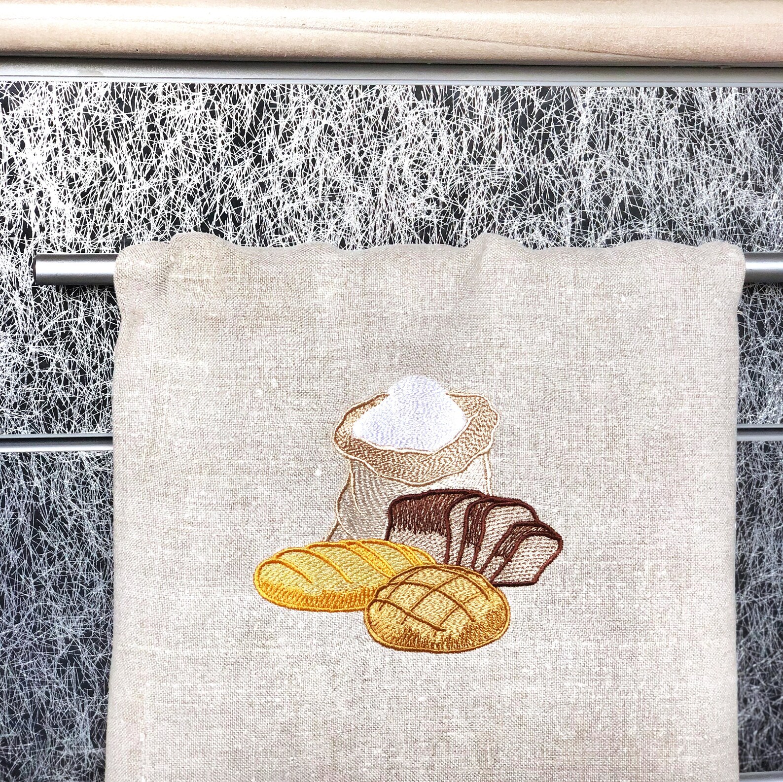 Bread machine embroidery design Baking digital embroidery Etsy