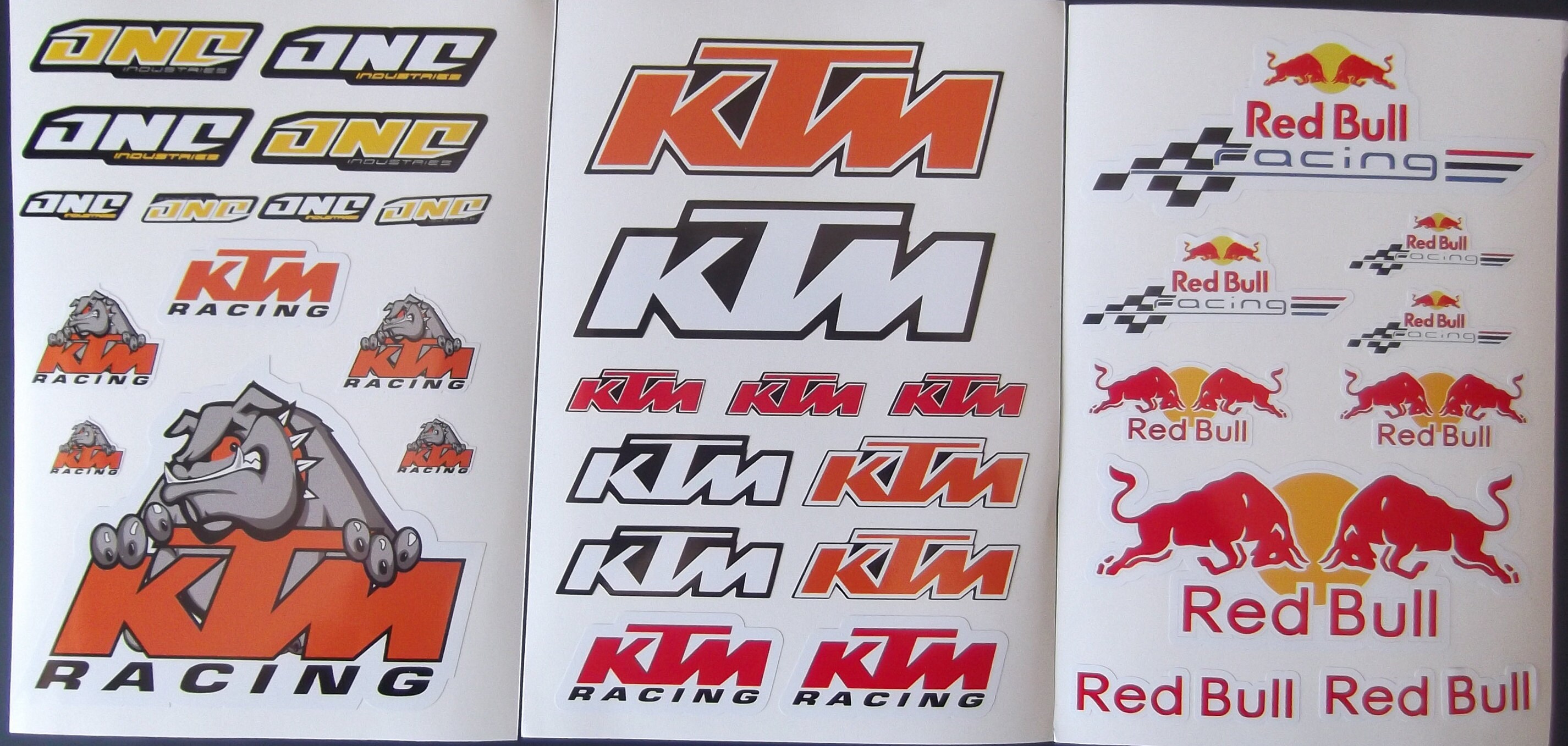 Red bull and ktm Sticker Set wasserfest vinyl Etsy