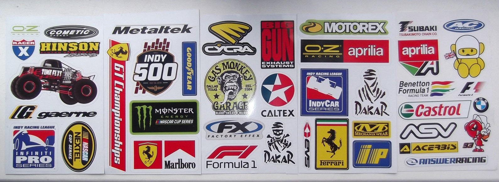 NASCAR Sponsor Logos