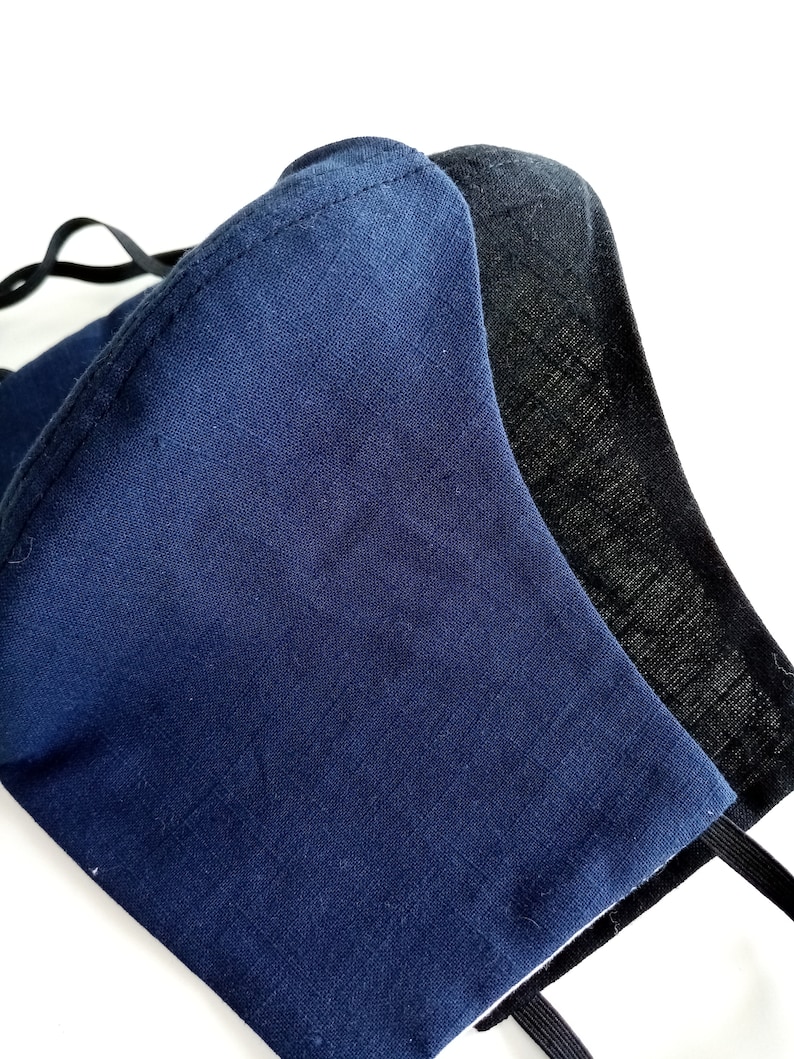 Cotton/linen Face Mask Various Colors Handmade in UK Etsy