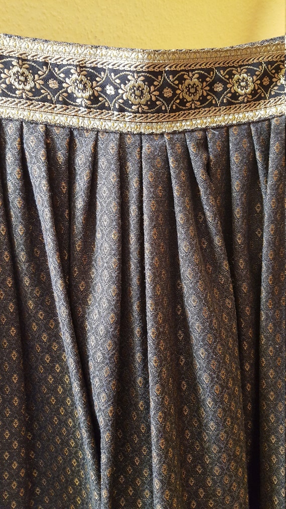 Brocade Bavarian Style Skirt