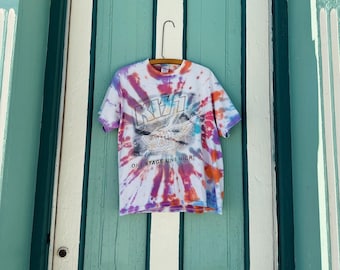 2003 KISS X AeroSmith “One Night One Stage” Summer Tour Tye-Dye T-shirt