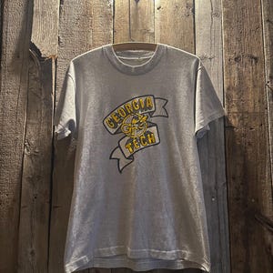 Georgia Tech Shirt Vintage - Etsy