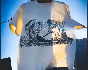 Silver City Customs “Smoke On The Horizon” Off-White T-Shirt