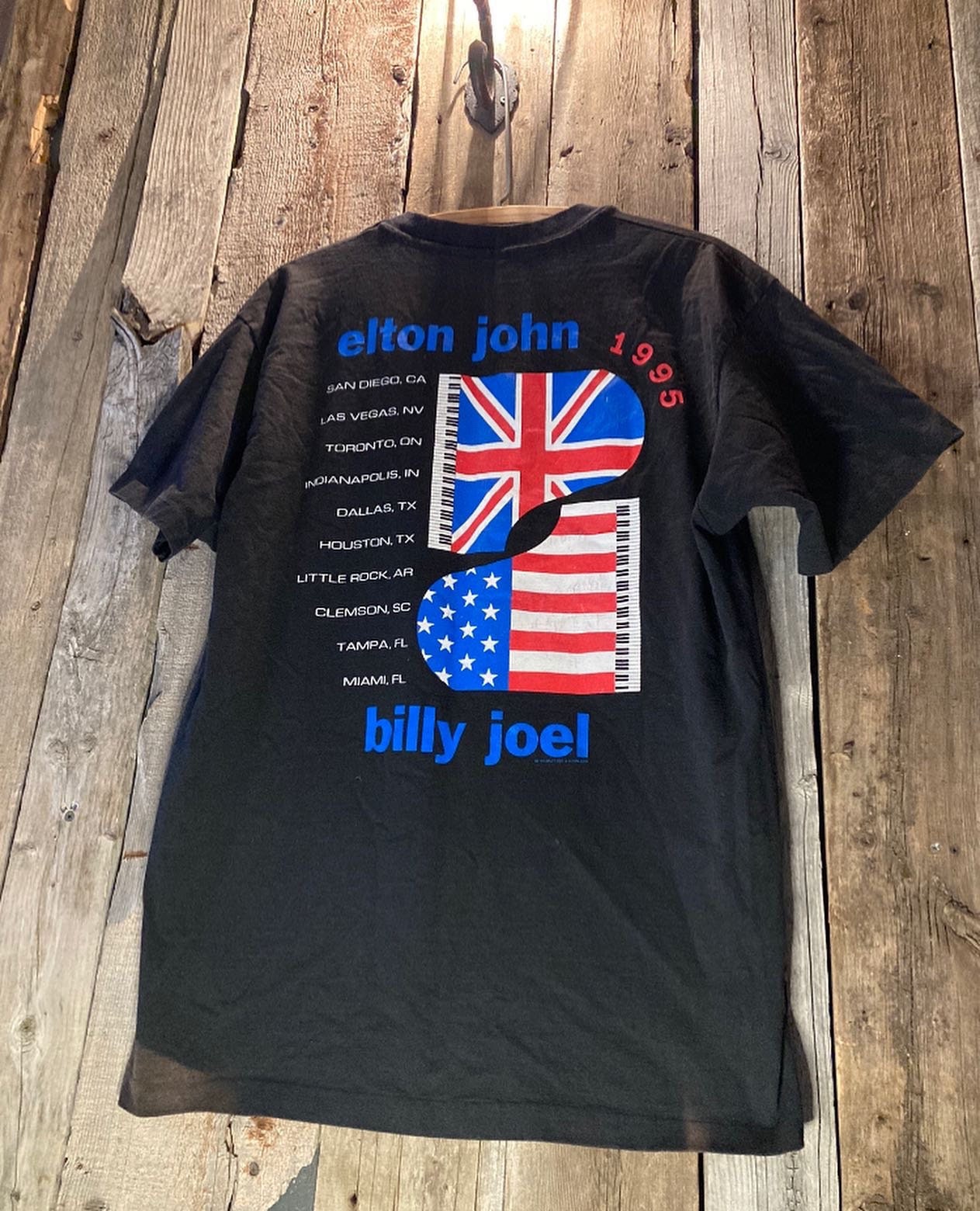 Face Billy Elton John Joel 0 Tour - Vintage | & to To Shirt in 